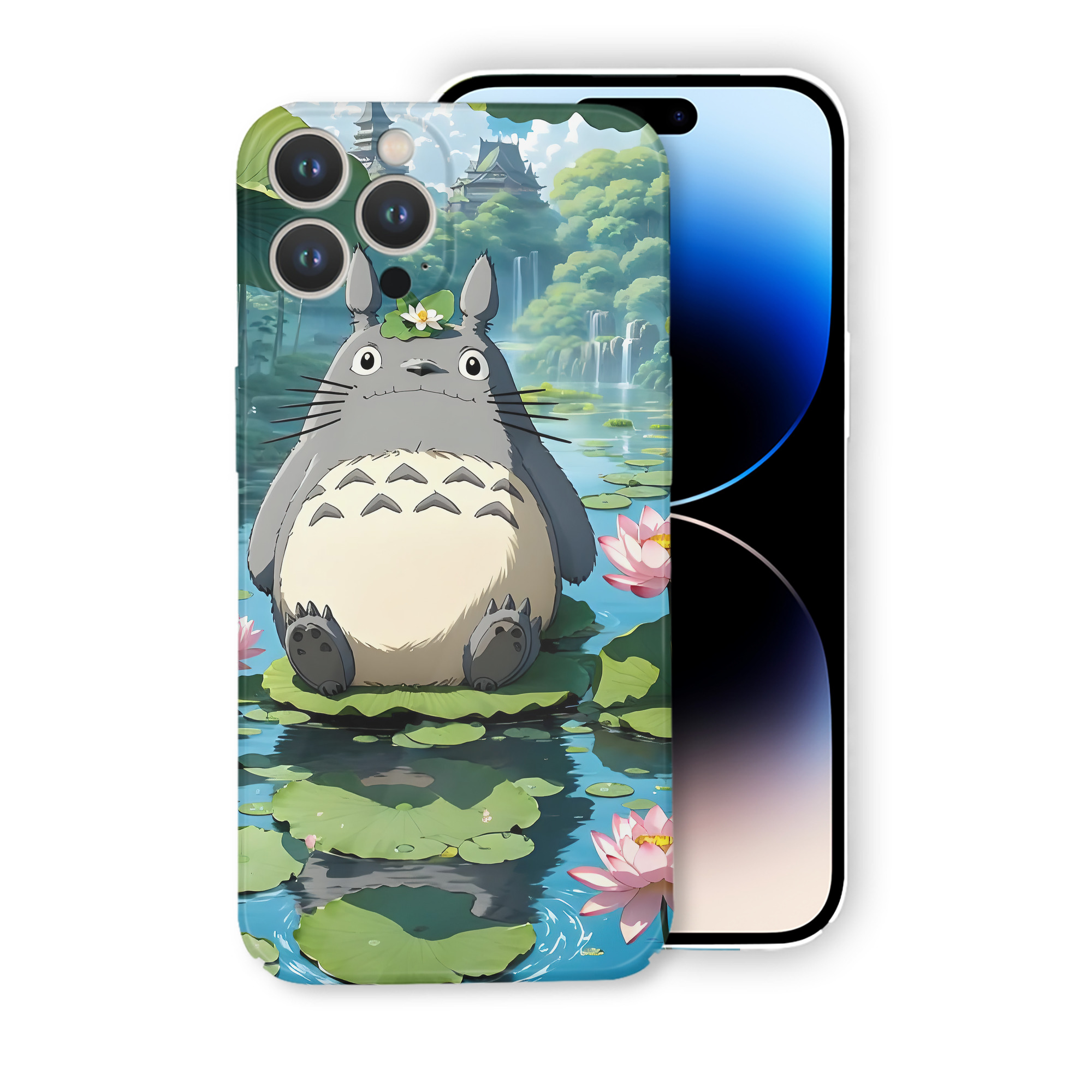 （画像用） となりのトトロ 草壁メイ 草壁サツキ My Neighbor Totoro Satsuki Kusakabe Mei Kusakabe 【iPhone 14シリーズ対応】ハードケース